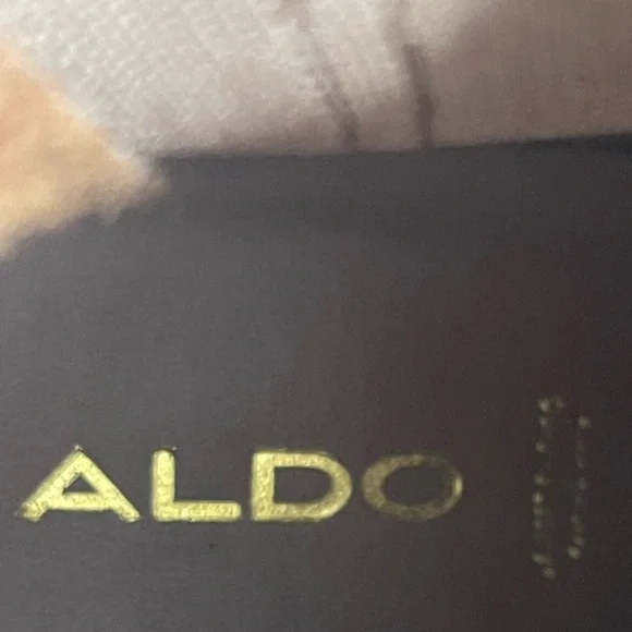 Aldo Suede Booties Brends Buckle Detail Brown Suede Size 10 EUC Worn Once - Picture 11 of 12